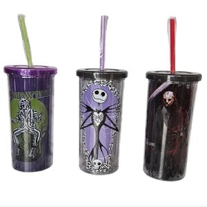 NWT Cold Drink Tumbler with Reusable Straw 20oz Various Styles